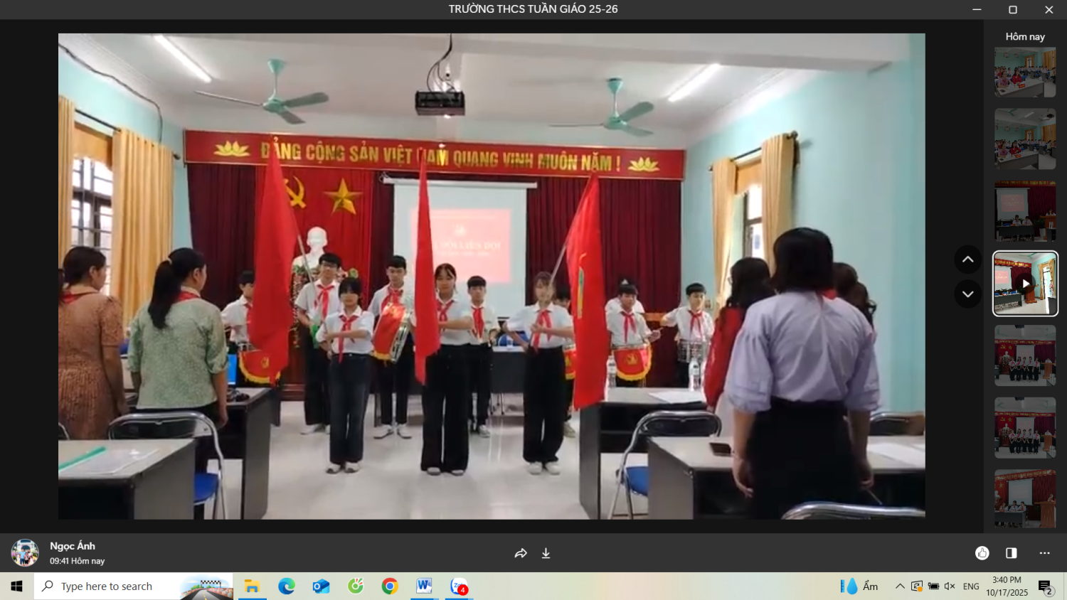 Thiếu nhi trường THCS Tuần Giáo-Vững bước tiến vào kỉ nguyên mới