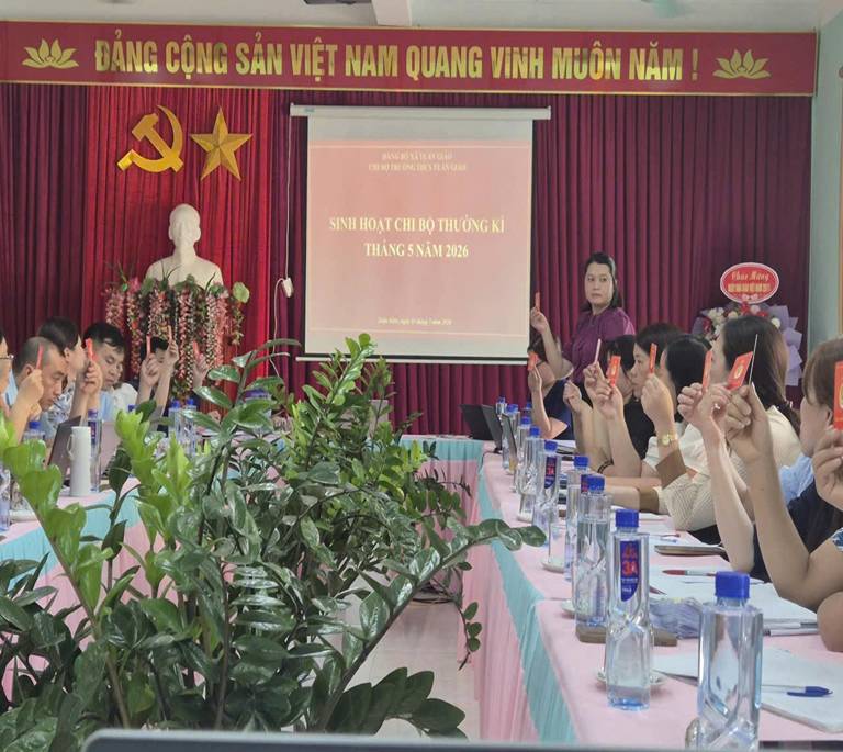 SINH HOẠT CHI BỘ THƯỜNG KỲ THÁNG 5 NĂM 2026