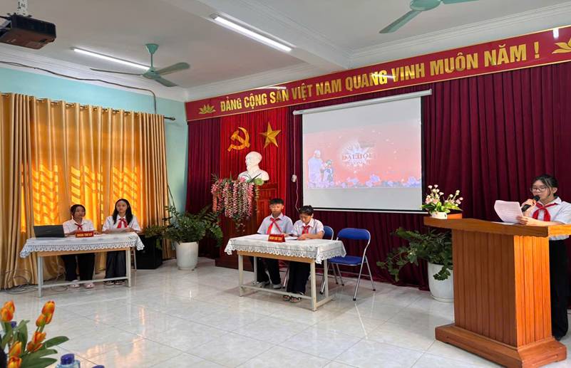 Đại hội liên đội trường THCS Tuần Giáo nhiệm kỳ 2026–2027